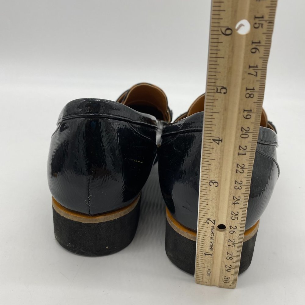 NWOT YDN Leopard and Black patent Leather Loafers (no box) - Picture 7 of 10